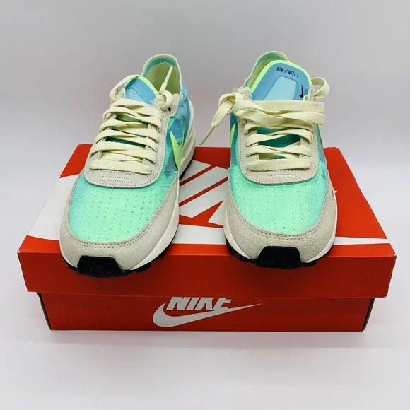 NIKE WAFFLE ONE - Scream Green ( DC2533-401 ) Women's Size 6 ** BRAND NEW ** - Picture 2 of 7
